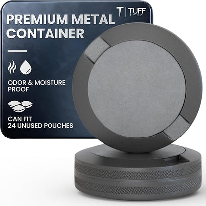 Premium Aluminum Pouch Organizer with Dual Compartment | Waterproof Secure Seal | Compact & Pocket-Friendly | Slim & Lightweight Modern Design for Everyday Use
