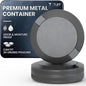 Premium Aluminum Pouch Organizer with Dual Compartment | Waterproof Secure Seal | Compact & Pocket-Friendly | Slim & Lightweight Modern Design for Everyday Use