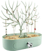 MORE&LESS Antlers Jewelry Display Stand with Drawer and Crystal Handle, Tree Tower Rack Hanging Organizer for Ring Earrings Necklace Bracelet