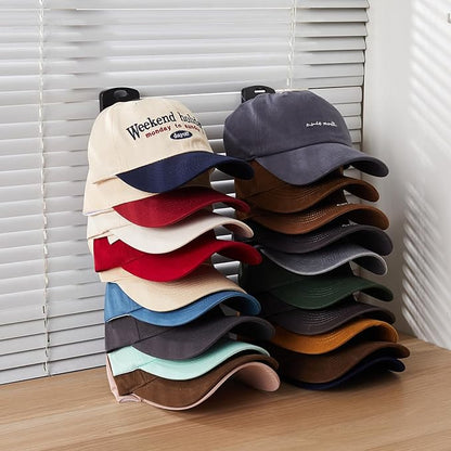 MACOPRO Hat Organizer for Baseball Caps for wall,2 Pack Cap Racks, Rack Hanger Storage Display Holder Hooks Stand for Closet Door,Hold Up to 40 Hats