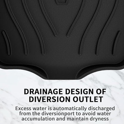 2 Pack Silicone Soap Dish with Drain, Self Draining Bar Soap Holder for Shower, Silicone Dish Soap Tray, Bathroom and Kitchen Sink Organizer, Black