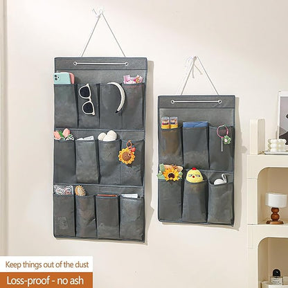 Over The Door Organizer, Hanging Shoe Organizer, Shoe Rack For Closet Hanging, Behind The Door Shoe Organizer, Mesh Large Pockets Shoe Rack Organizer, Hanging Storage Bag (B)