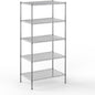 24" Deep x 36" Wide x 74" Height Wire Shelving Kit | 5-Tier | NSF Commercial Storage Rack Unit