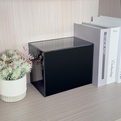 Tampon Holder for Bathroom, Tampons and Pads Container Box, Women Period Storage Holder, Black