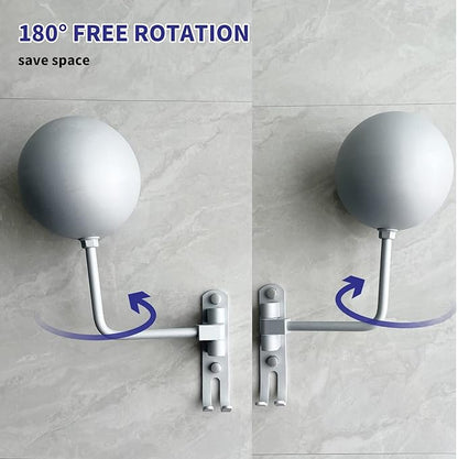 Motorcycle Helmet Rack, Helmet Holder Wall Mount Helmet Stand with Hooks, Motorcycle Accessories Helmet Hanger Helmet Accessories