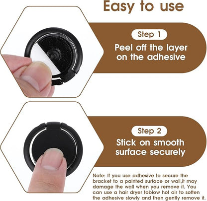 JJUNW 6 Pack Sunglasses Organizer Wall Mounted Sunglasses Holder Black Hanging Eyeglass Holder Multiple Glasses Rack