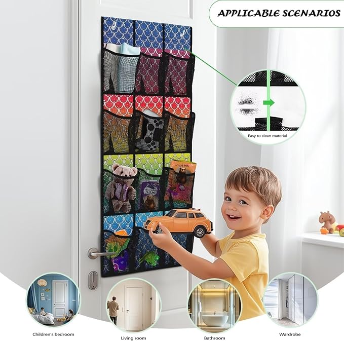 Scales Over The Door Shoes Organizers,Behind Door Shoes Hang Holder Rack,Storage for Small Spaces,Hanging Storage Bags