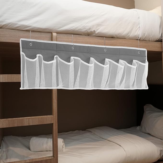 PRETYZOOM Hanging Shoe Rack for Bedside over Door Organizer Mesh Storage Bag Rv Storage Breathable Space-saving Easy Access