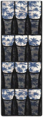 Tropical Trees Over the Door Shoe Organizer,Behind Door Shoes Hang Holder Rack,Hanging Shoe Storage Hanging Bag Unique Print