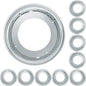 9 Pack 12" Lazy Susan Turntable Bearing Plate, Heavy Duty 1000lbs Load Capacity, Lazy Susan Turntable Ball Bearing for Rotating Table, Serving Tray, Kitchen Storage(Silvery)