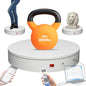Programmable Motorized Electric Turntable Command-Controlled Rotating Platform Photography Turntable Secondary Development Motorized Electric Lazy Susan for 3D Scaner or Display with USB/Bluetooth