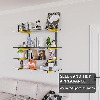 Lumber Storage Rack, Upgrade Cantilever Folding Lumber Rack Wall Mount, Metal 8 Tier 32 Inch Plywood Scrap Wood Storage Rack