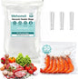Mehomeli Reusable Vacuum Sealer Bags for Food – 30 BPA-Free Small (8.66in × 8.26in) Food Storage Bags, Freezer Microwave Safe, Odor-Resistant, Leak-Proof – Compatible with Handheld Vacuum Sealers | BPA Free Material