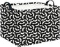 CLOCOR Rectangular Storage Basket Empty,Gift Basket,Waterproof Storage Bin with Handles,Room Decor(Unique Bat)