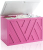 Tampon Holder for Bathroom Decor Feminine Product Organizer With Lid Shark Week Box Wooden Pad Girl Stuff Box (BLACK, lid) (1, PINK)