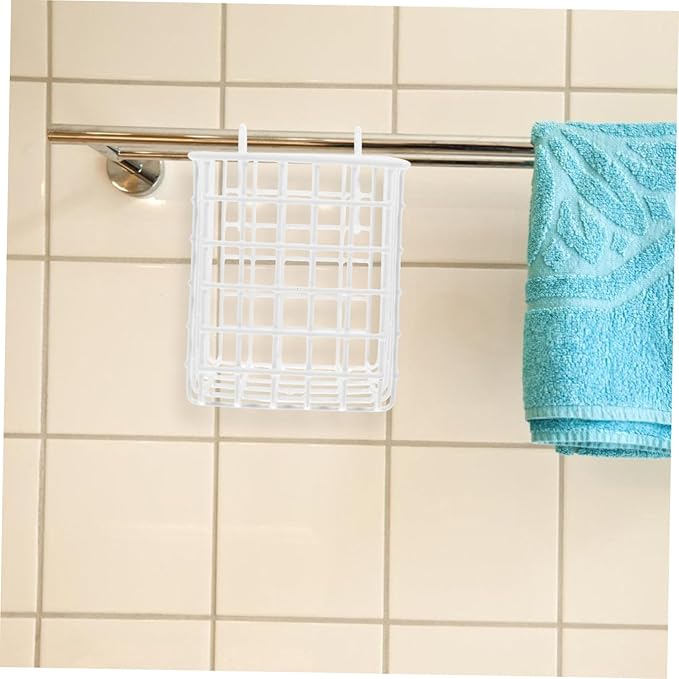OUNONA 4pcs Over the Door Wire Basket Organizer Multi Functional Iron Storage Rack for Kitchen Bathroom and Bedroom Hanging Storage for Easy Access to Items