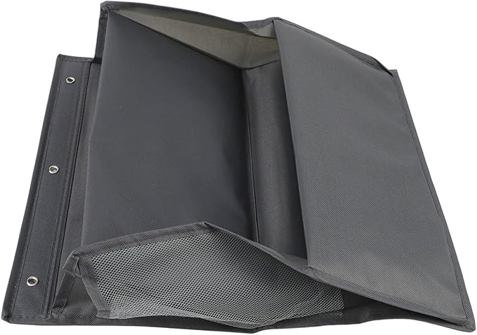 RV Shoe Organizer Over Door, Hanging Shoe Storage For Camper, Wall Mount Rack With Tape, Large Deep Pockets, Oxford Cloth, Space Saving Design For Narrow Closet(Gray)