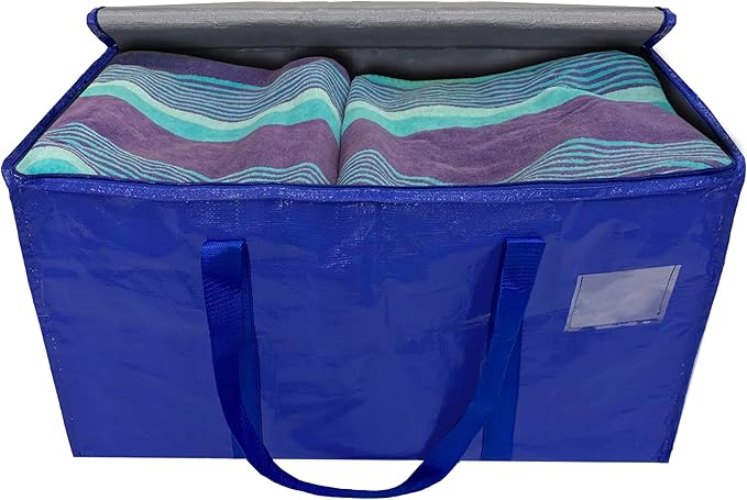 Storage Totes Moving bags, 8 Pack, College Packing Bags For Moving Clothes, Extra Large Storage Totes, Moving Supplies For Space Saving And Packing