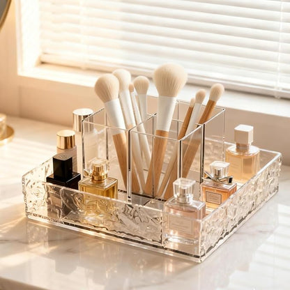 360° Rotating Makeup Organizer, Lazy Susan Countertop & Bathroom Vanity Organizer, Skincare Perfume Lipstick Organizer for Dresser, Cabinet Storage