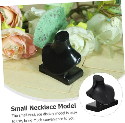 Cabilock Mini Necklace Holder for Dolls 20pcs Play House Miniature Necklace Models Display Jewelry Accessories