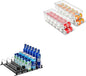 Puricon 2 Pack Soda Can Organizer Dispenser for Refrigerator Bundle with Drink Organizer for Fridge Pusher Glide