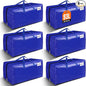 BlissTotes Moving Bags, Heavy Duty Moving Supplies & Storage Bags, Extra Large Packing Bags, Boxes with Tag Pockets, Collapsible Fold Flat Storage Totes, Alternative to Box and Bin, 93L, 6 Packs