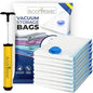 Bloomingdale Vacuum Bags For Travel Reusable Vacuum Bags For Clothes With Pump For Space Saving Ziplock Bags For Travel Packing Blankets Compression Vacuum Storage Bags Vacuum Bag- Set Of 9 (3M,3L,3J)