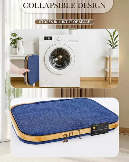 Laundry Hamper with Wheels, 75L Large Clothes Hamper with Removable Inner Bag, Collapsible Dirty Clothes Basket for Dorm, Rolling Dirty Clothes Basket for, Bedroom, Bathroom, Laundry Room