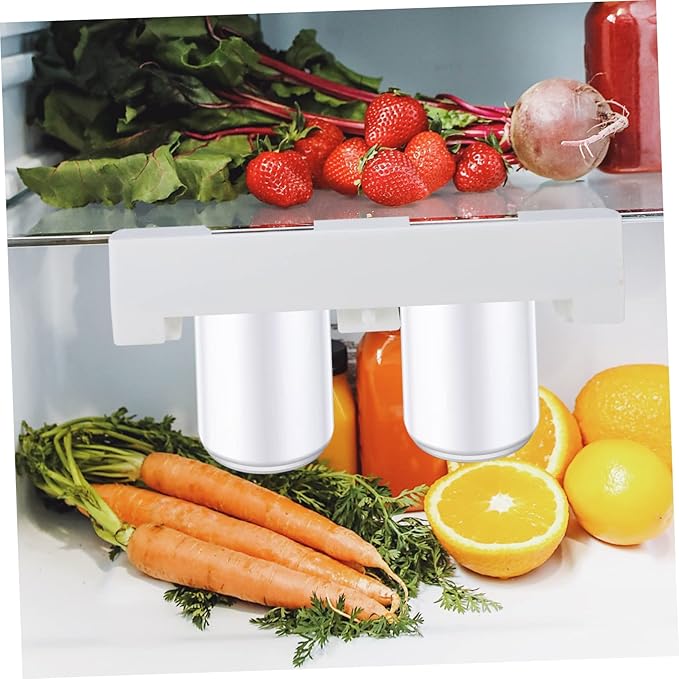SOLUSTRE 2 Pcs Fridge Can Dispenser Rack Soda Can Organizer for Refrigerator Space-saving Storage Boxes Easy to Use