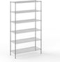 21" Deep x 54" Wide x 96" Height Wire Shelving Kit | 6-Tier | NSF Commercial Storage Rack Unit