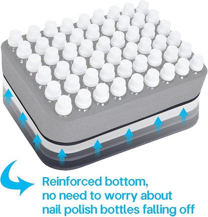 Essential oils Organizer Holder Foam Pad with Slots, Holds 54 bottles of 10ml、15ml Bottles, Removable Dividers，Black