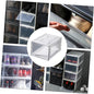 1pc Shoe Storage Box Clamshell Design for Easy Access Stackable Sneaker Organizer Small for Closet Display Environmental Protection Material