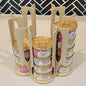 Cat Food Organizer Holder - Can Organizer for Pantry, Wet Cat Food Storage Container for 3oz & 5.5oz, Vertical Dispenser, Space Saving Pantry Stand for Kitchen Cabinet & Countertop (beige)