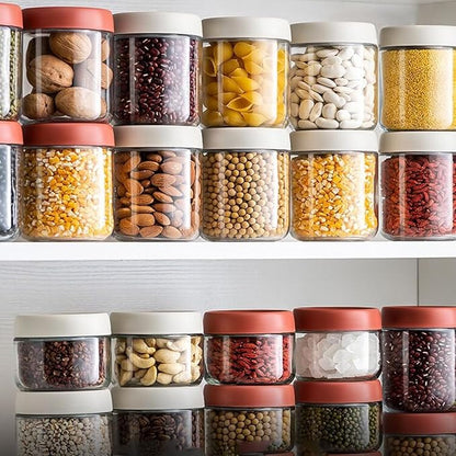 2Pack Overnight Oats Containers with Lids, 16 oz Glass Mason Overnight Oats Jars, Wide Mouth Mason Salad Jars, Airtight Containers for Milk, Cereal, Fruit, Yogurt, Spice Sugar, Salad Dressing