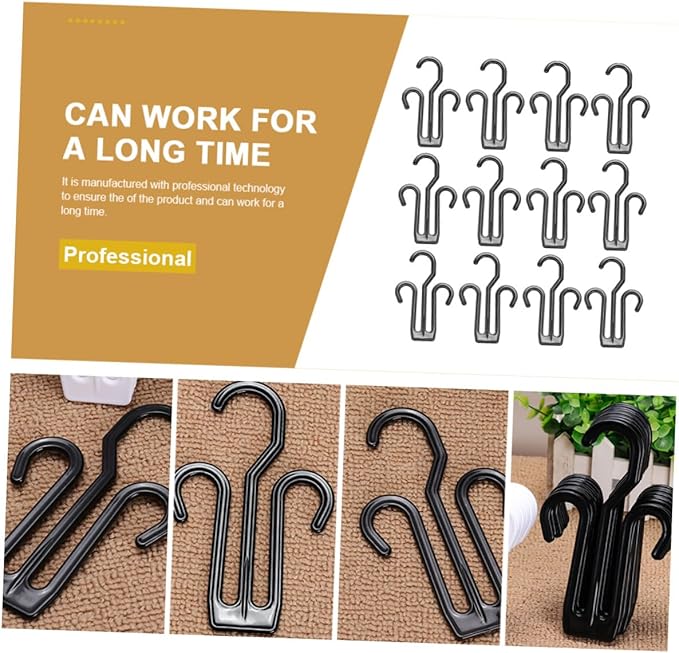 VICASKY 12pcs Plastic Shoe Drying Hooks Double Hook Design Sturdy Multi Functional Shoe Organizer for Closet and Door Hanging Lightweight Space Saving Holder for Quick Drying and Shape