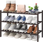 viewcare Shoe Rack for Closet, 3-Tier Bamboo Wood Shoe Racks, Stackable | Beautiful | Natural | Functional | Sturdy, Bamboo Shoe Rack for Entryway Hallway Closet