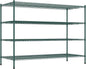 Commercial NSF Listed Green Epoxy Stationary Wire Shelving Kit 30" x 72" x 54", with 4 Shelves Perfect for Warehouse, Walk-in Refrigerator, Freezer, Grocery Store, Restaurant, Dishroom