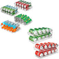 4 Packs Clear Width Adjustable Soda Can Organizer and 2 Pack Rolling Soda Can Organizer for Refrigerator Expandable Soda Can Dispenser for Beer Soda Seltzer Pop Can Soda Expand Organizer for Fridge Ki