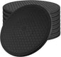 SINJEUN 8 PCS 12 Inch 360° Rotating Swivel, Rotating Swivel Stand Turntable Lazy Susan Monitor Stand for Plants, Models and Handicraft, Black