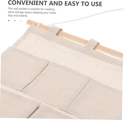 Cabilock Household Wall Pocket Organizer Multi-use Pouch for Chic Design for Living Room Bathroom Kitchen and Bedroom Easy Installation