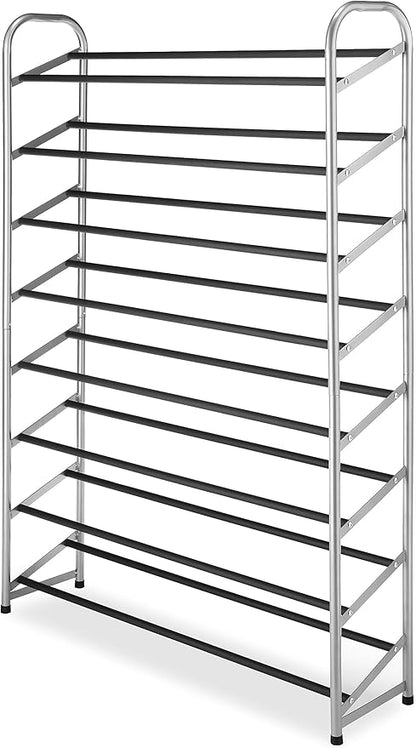 Whitmor 8 Tier Shoe Tower - 40 Pair - with Non-Slip Racks