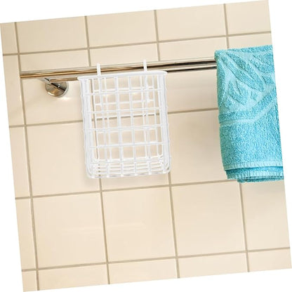 Cabilock Iron Wire Hanging Basket Storage Rack for Kitchen Organization Under Sink Door Organizer Over Cabinet Basket Space Saving for Utensils Toiletries Design