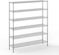 18" Deep x 72" Wide x 86" Height Wire Shelving Kit | 6-Tier | NSF Commercial Storage Rack Unit