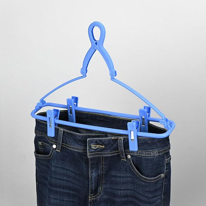 Sawafuji JH-01 Pants Storage, Jeans Hanger, Blue