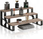 Perfume Organizer for Men,Cologne Organizer for Dresser,3 Tier Bathroom Organizer,Makeup Organizers,Wooden Display Riser Stand for Vanity,Bedroom,Dressing(Walnut-Width=11.2")