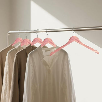 Premium Wooden Top Hangers, Heavy Duty Solid Wood Suit Hangers with 360° Swivel Hook & Anti-Slip Notches, Durable Clothes Hangers for Jackets, Coats, Shirts & Dresses(Cedar Wood/96-Pack)