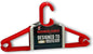 Sturdy Polypropylene Hanger, Pack of 6, Red