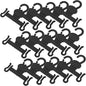 SOLUSTRE Slippers Hangers 20pcs Storage Hooks Shoe Hanger for Home Plastic Shoe Organizer Hanging Organizer