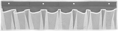 KESYOO Hanging Shoe Organizer for Bedside 8-pocket Non-woven Mesh Storage Bag Gray Rv Shoes Rack Space-saving for Travel and Closet
