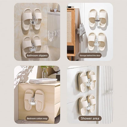 Suction Cup Shoe Rack for Bathroom Wall Mounted Hanging Organizers with Adjustable Hook Suction Cup Shoe Rack